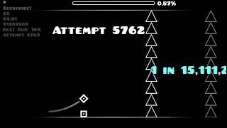 Geometry Dash: Favored Result 24% (1.7M Attempts) #61