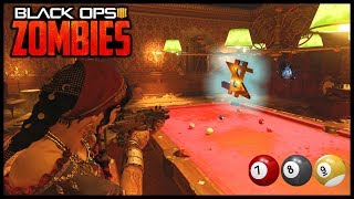 'Dead of the Night' Pool Table Easter Egg - Free Powerup! (Black Ops 4 Zombies)