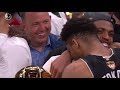 NBA Championship Trophy Presentation  Giannis Antetokounmpo is the NBA Finals Most Valuable Player