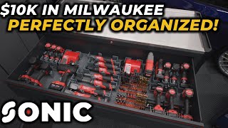 $10,000 in Milwaukee Tools PERFECTLY Organized: Sonic vs. Snap-On ToolBox Giveaw