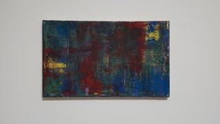 【Gerhard Richter inspired painting】絵を描きます