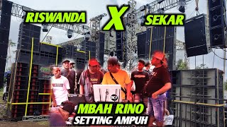 MBAH RINO SETTING AMPUH | PERFORM SEKAR AUDIO FT RISWANDA AUDIO