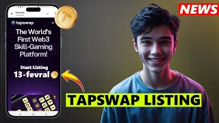 TapSwap 13-Fevral Listing | W Coin Yangi Listing Sanasi | Keyingi Hafta Listing Boladigan Airdroplar