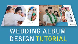 12x36 Wedding Album Page Design Tutorial | Anjit Albums