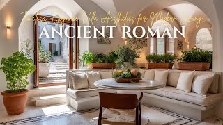 Timeless Elegance with Ancient Roman Villa Aesthetics for Modern Living