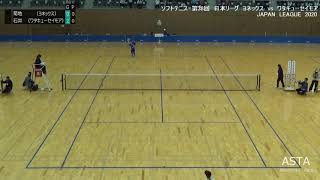 ソフトテニス JAPAN LEAGUE2020 第38回日本リーグ　ヨネックス vs ワタキューセイモア　2対戦目