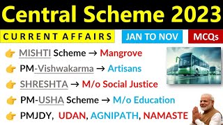 Central Govt Scheme 2023 Current Affairs | Schemes 2023 Current Affairs 2023 | Scheme Top MCQs |