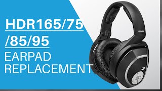 How to replace Earpads on Sennheiser HDR165, HDR175, HD185 \u0026 HDR195 Headphones