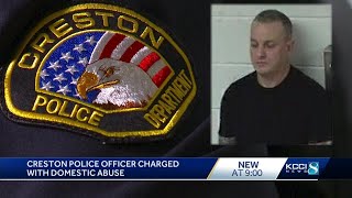 Creston police officer on paid leave following domestic assault charge
