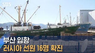 부산 입항 러시아 선원 16명 확진…접촉자만 176명 / SBS