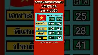 ตรวจผลหวยฮานอยประจำวันที่ 9 ธ ค 2566