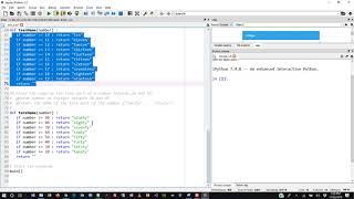 Programming in Python - Chapter 8 Exercises Part 1 - Fall 2019