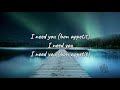 chef 187 i need you lyric video