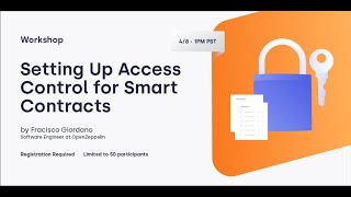 Setting Up Access Control for Smart Contracts
