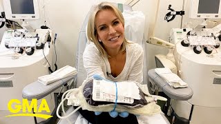 Dr. Jen Ashton shows us what it's like to donate blood: ‘This is going to save a life.’ I GMA