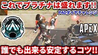 ランクで今すぐ使える！誰でも出来る漁夫対策教えます！PADダイヤチャレンジ！ゴールドプラチナ必見！【APEX LEGENDS立ち回り解説】