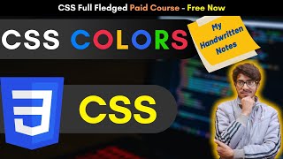 CSS 2021 Tutorial : Colors in CSS | Hex codes, rgb values, short hex codes for colors #csscolors