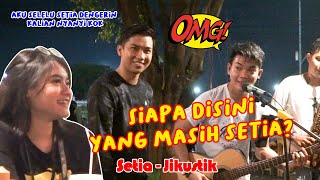 Setia - Jikustik | Live Cover by Tri Suaka ft Ricky Febriansyah | Pendopo Lawas Jogja