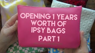 ASMR Opening 1 Years Worth Of IPSY Bags ~ Part 1 (Whisper)