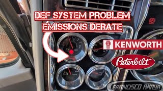 CUMMINS X15 ENGINE LOW DEF PRESSURE DERATE REGEN PROBLEM SPN 3362 FMI 31 SPN 4334 FMI 18