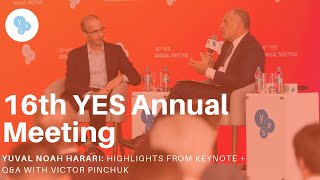 Yuval Noah Harari Q&A Session at the 16th YES Annual Meeting 2019