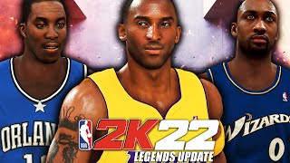 NBA 2K22 ROSTER UPDATE WITH NEVER BEFORE SEEN LEGEND TEAMS..