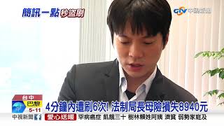 官員母親也遭詐! 點簡訊連結 4分鐘盜刷9千│中視新聞 20191121