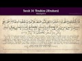 Quran 14. Surat Ibrahim (Abraham) Arabic and English translation HD