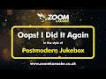 Postmodern Jukebox - Oops! I Did It Again - Karaoke Version from Zoom Karaoke