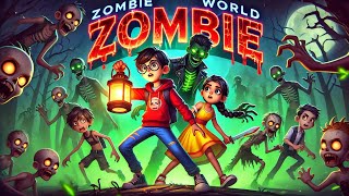 Zombie World: Kids’ Thrilling Adventure in the Haunted Forest | 3D Animation Story