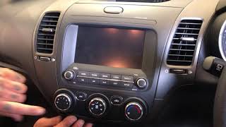 How remove head unit in 2018 Kia Cerato