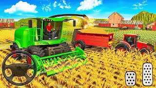 Grand Farming Tractor Simulator 2021 - Wheat Harvester Tractor Driving - Android Gameplay