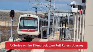 A-SERIES Train Full Return Journey on the ELLENBROOK Line