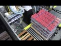 arpac s arbot 1000 palletizing trays of juice