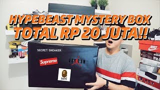 HYPEBEAST MYSTERY BOX TOTAL RP 20 JUTA!! KACAUU