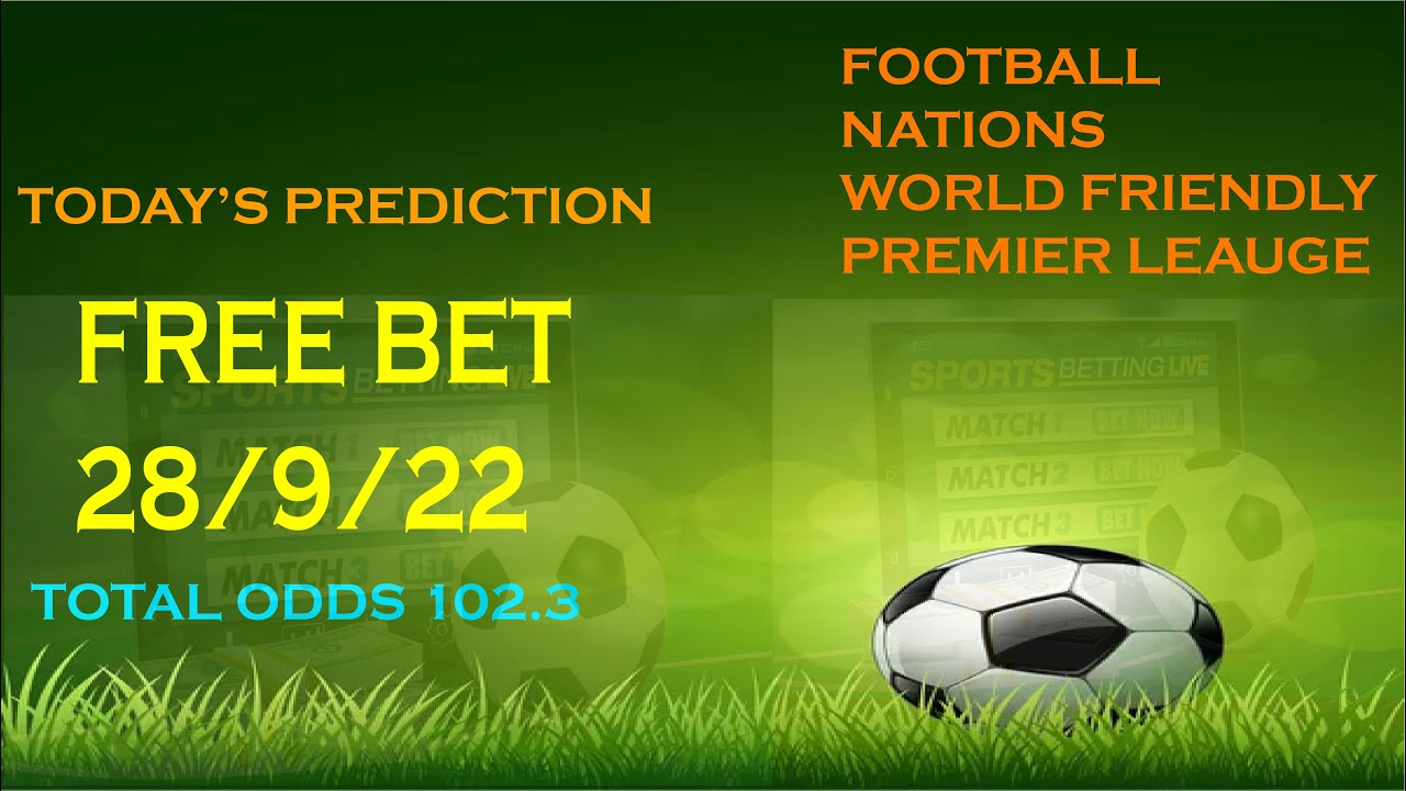 FOOTBALL PREDICTIONS 28/9/22 [TODAY'S BET PREDICTION] - YouTube