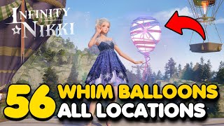 Infinity Nikki - All 56 WHIM BALLOON Locations In Firework Isles (UPDATED)