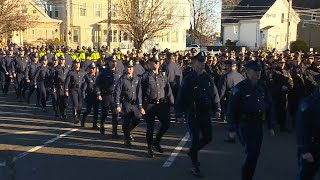 1,200 law enforcement officers pay tribute to fallen Massachusetts State Police Trooper Tamar Bucci