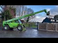 merlo p35.13k 4wd telehandler * 13 meter reach * c w pallet tines