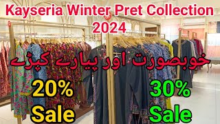 Kayseria Winter Pret Collection 2024 | Flat 20% \u0026 30% Sale | Brand Vlogs