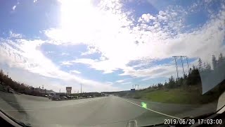 Dust Devil on Dashcam || ViralHog
