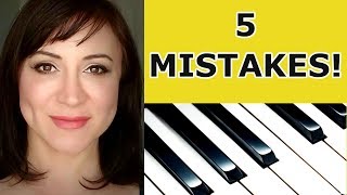 Five Mistakes Beginner Pianists Make
