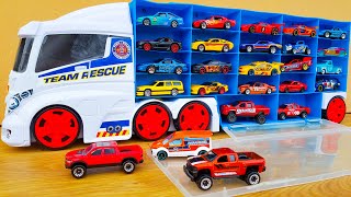 Toy Cars Transportation by Truck