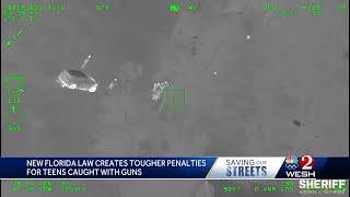 New Florida law creates tougher penalties for teens caught with guns