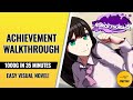 Kuroi Tsubasa - Achievement Walkthrough (1000G IN 35 MINUTES) EASY VISUAL NOVEL!