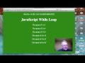 JavaScript: Break and Continue