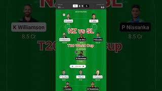 NZ VS SL dream 11 team/Nz vs SL dream 11 prediction/ world cup T20 dream team