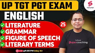 UP TGT PGT English Preparation 2025 | UP TGT PGT English Marathon 2025 | TGT PGT English | Uday Sir