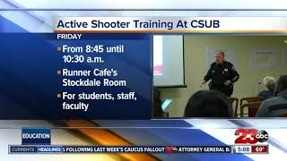 Active shooter training at CSUB
