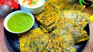 How To Make Best Methi Paratha 🔥Sabase Aasan Aur Mazedaar Methi Paratha ❤️